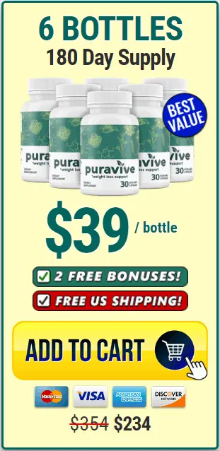 puravive 6 bottle 180 days supply